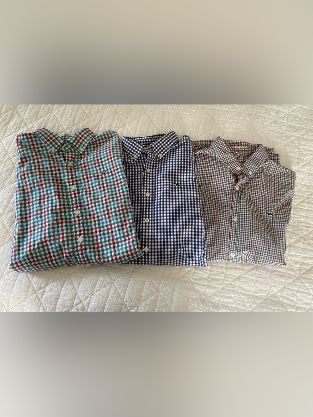Vineyard Vines - XL Boys - Gingham & Plaid Button-Down Shirts- Size 18